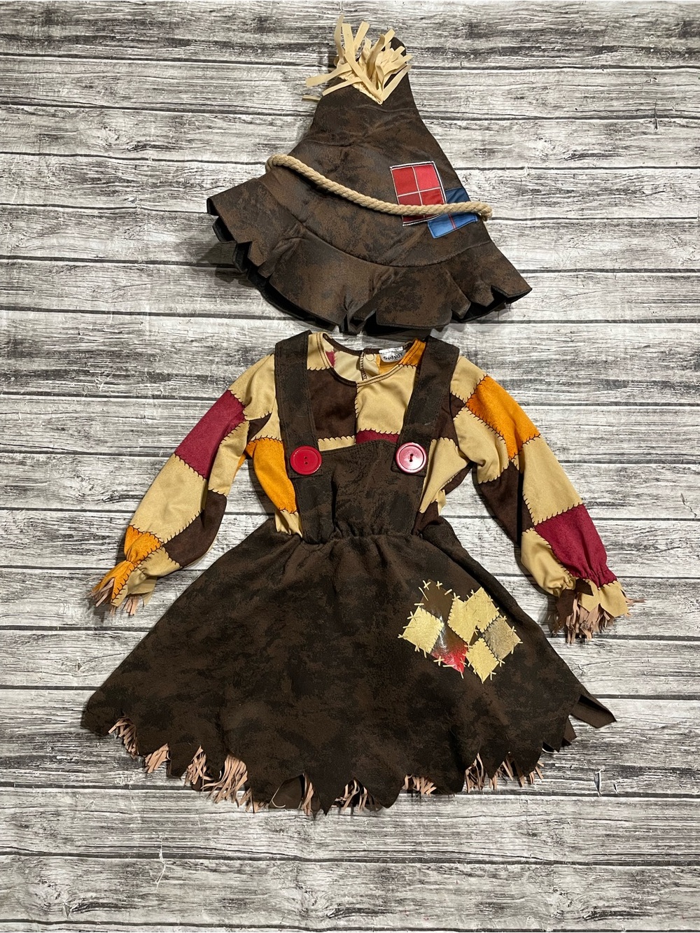 Youth 2t Spirit Toddler Scarecrow Halloween Costume Excellent Condition